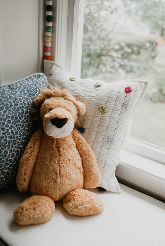 White safari inspired nursery