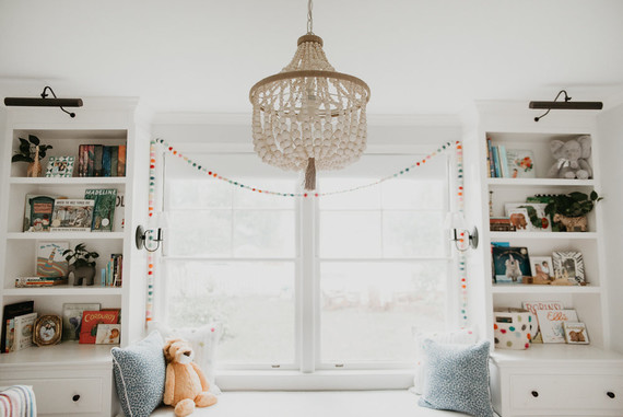 White safari inspired nursery