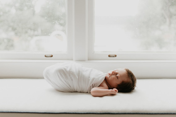 all white newborn photos