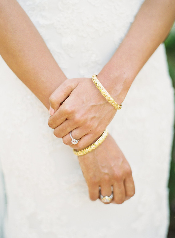 Romantic multicultural San Francisco garden wedding