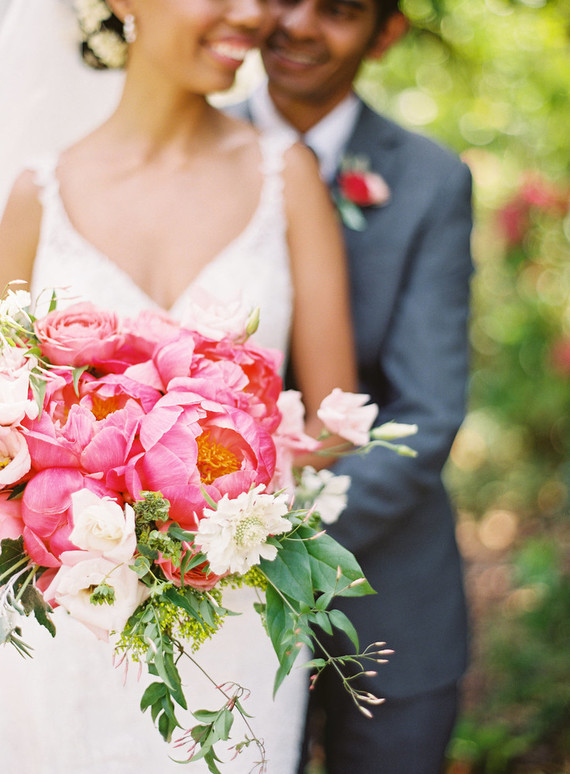 Romantic multicultural San Francisco garden wedding