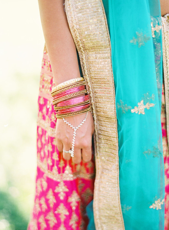 Romantic multicultural San Francisco garden wedding