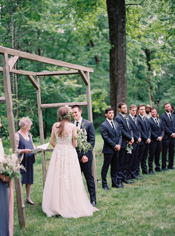 Rustic, organic farmhouse wedding in North Carolina