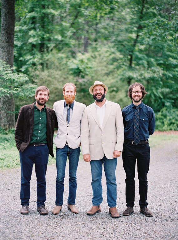 Rustic, organic farmhouse wedding in North Carolina
