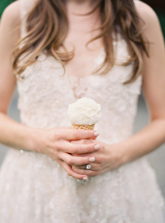 ice cream for a wedding