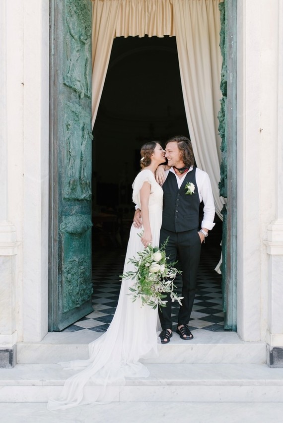 Stylish sexy Portofino elopement