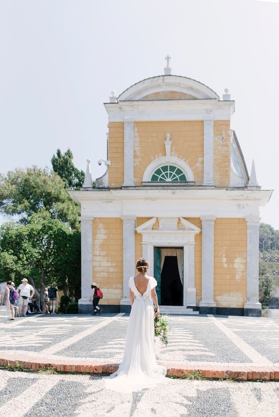 Stylish sexy Portofino elopement