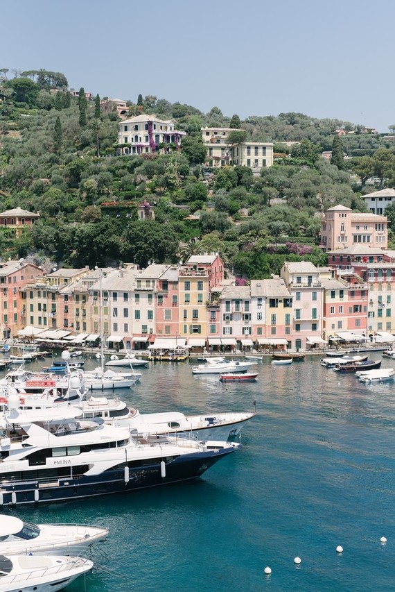 Stylish sexy Portofino elopement