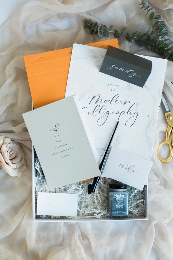 Calligraphy workshop with Stephanie B. Design Inspiration