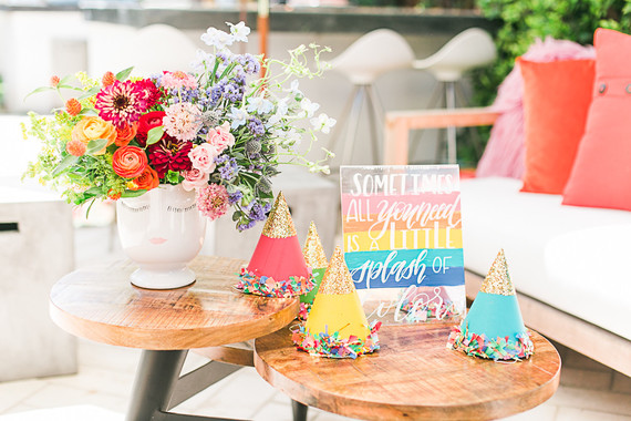 Rainbow birthday party