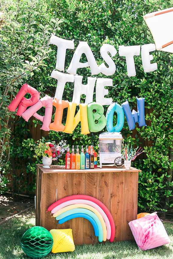 Rainbow birthday party Inspiration