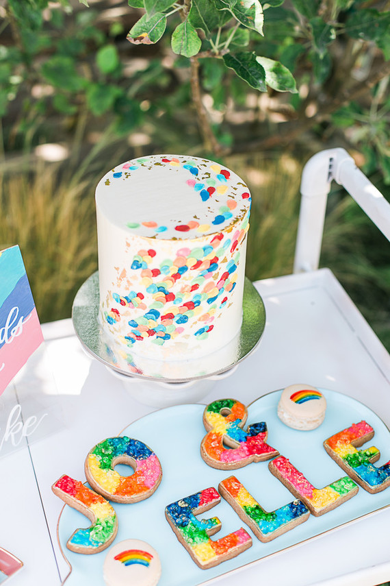 Rainbow birthday party