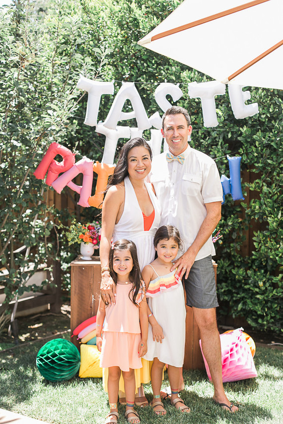 Rainbow birthday party