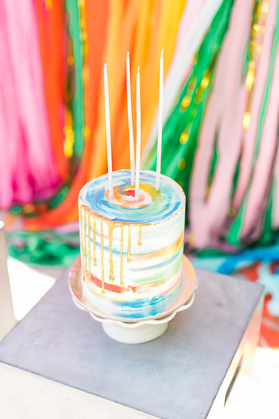 Rainbow birthday party