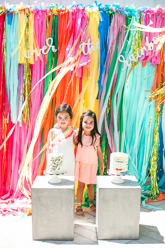 Rainbow birthday party Inspiration