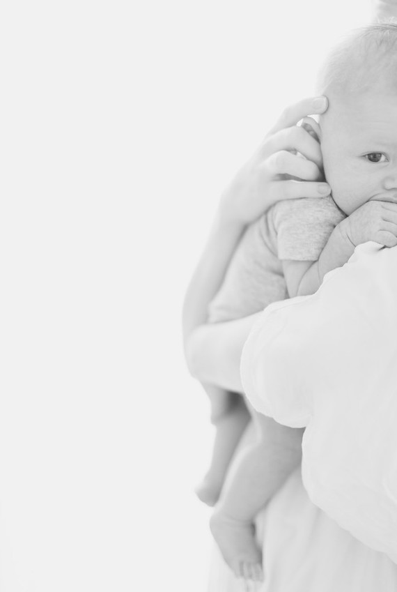 Natural light at home newborn photos