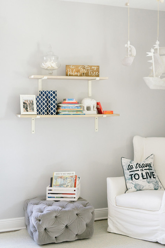 Neutral nautical boy's nursery