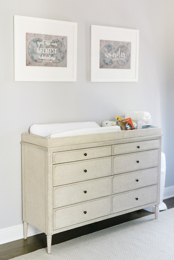 Neutral nautical boy's nursery