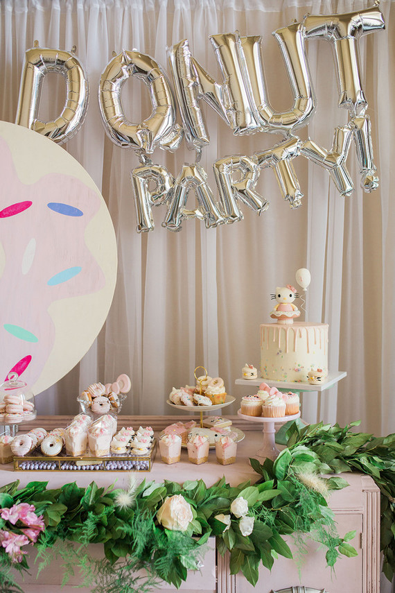 Hello Kitty donut party Inspiration