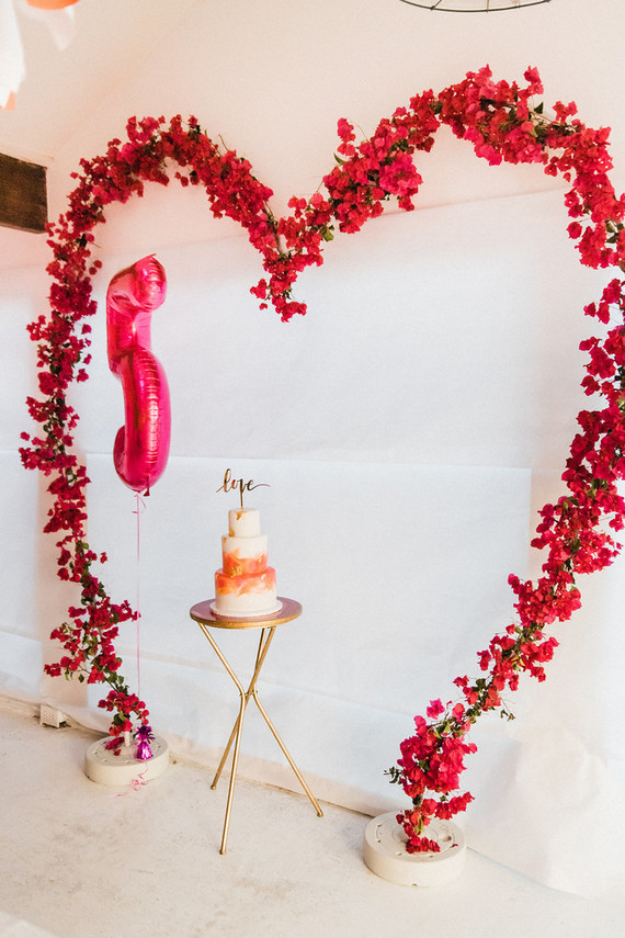 Bougainvillea and Marigold Love themed birthday party