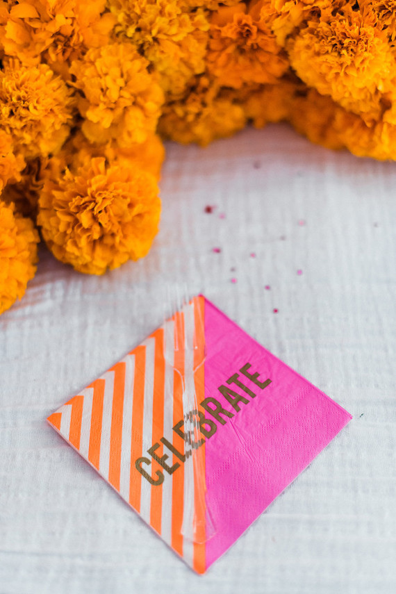 Bougainvillea and Marigold Love themed birthday party