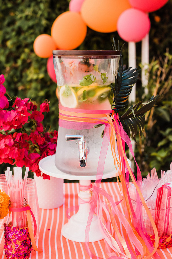 Bougainvillea and Marigold Love themed birthday party