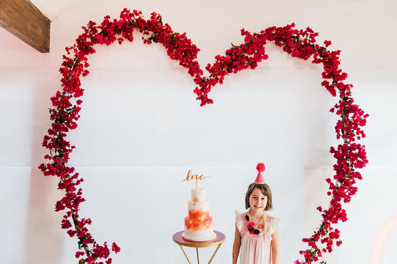 Bougainvillea and Marigold Love themed birthday party