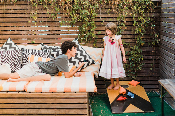 Bougainvillea and Marigold Love themed birthday party