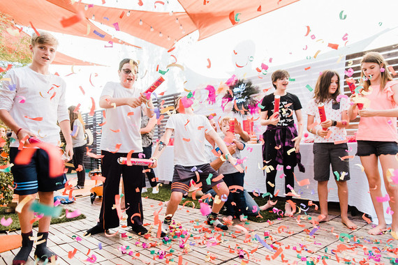 Bougainvillea and Marigold Love themed birthday party