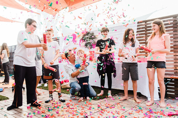 Bougainvillea and Marigold Love themed birthday party