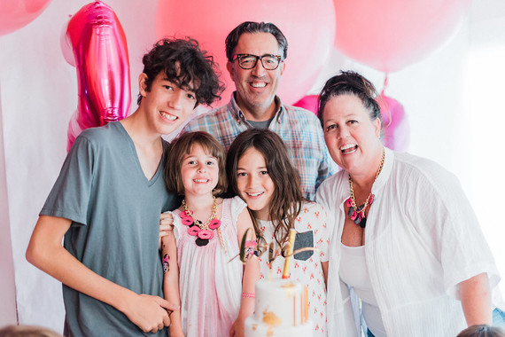 Bougainvillea and Marigold Love themed birthday party