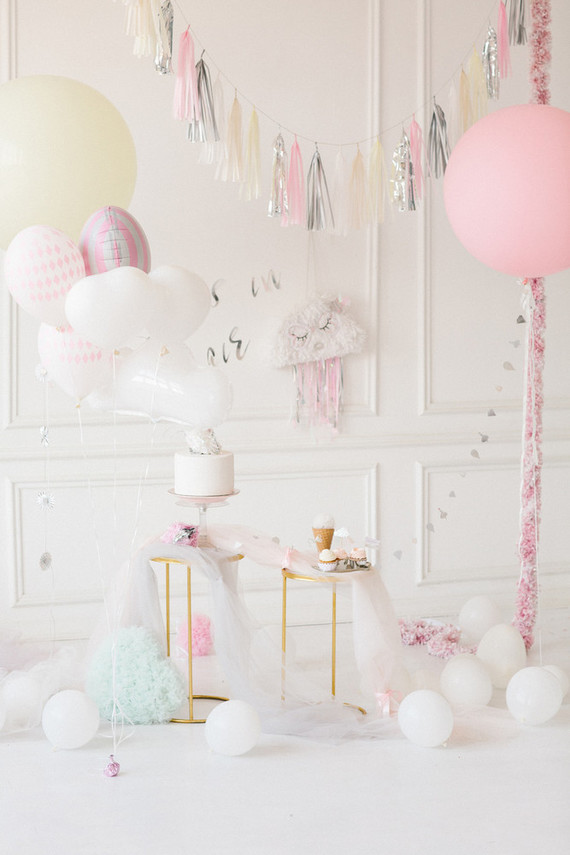 Ethereal feminine girl's birthday party ideas