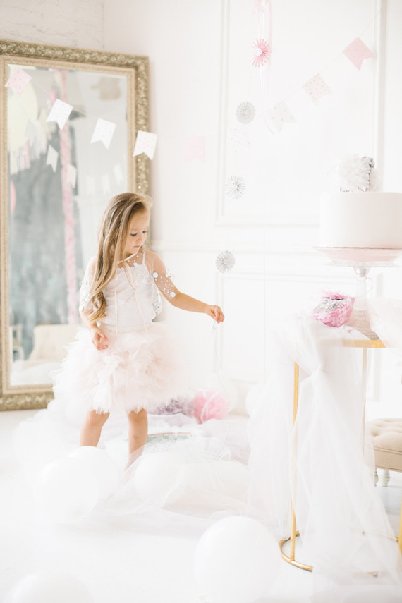 Ethereal feminine girl's birthday party ideas