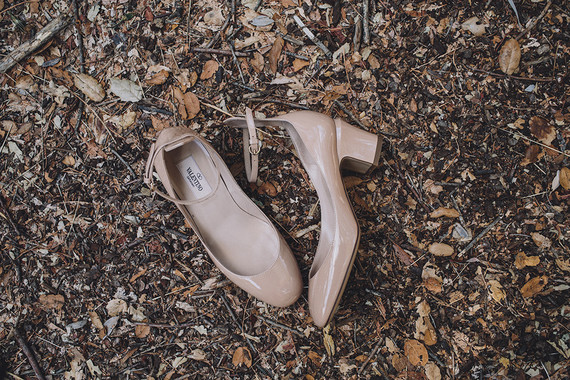 Valentino patent leather wedding shoes