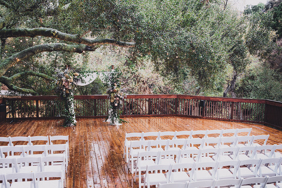 Moody rainy Topanga Canyon wedding at the 1909
