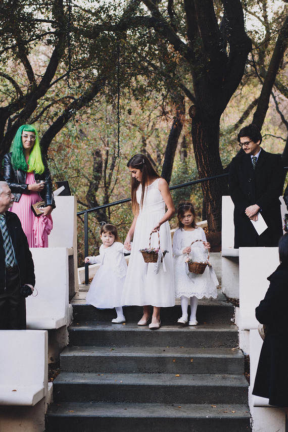 Moody rainy Topanga Canyon wedding at the 1909