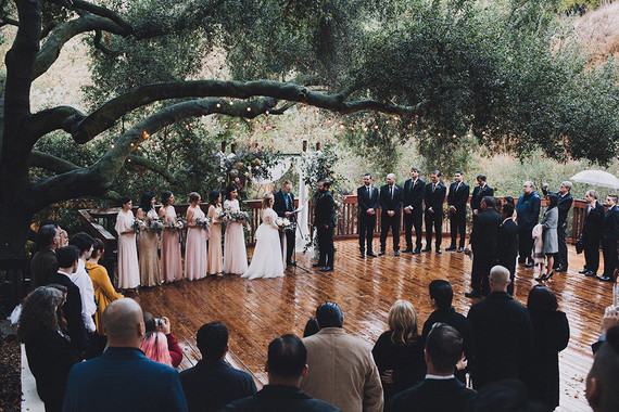 Moody rainy Topanga Canyon wedding at the 1909