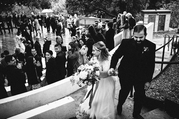 Moody rainy Topanga Canyon wedding at the 1909