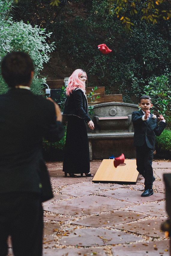 Moody rainy Topanga Canyon wedding at the 1909