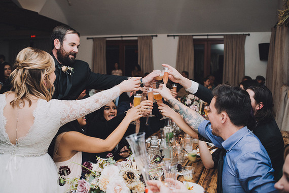Moody rainy Topanga Canyon wedding at the 1909