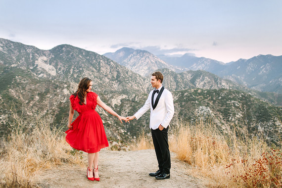 Angeles national forest engagement shoot