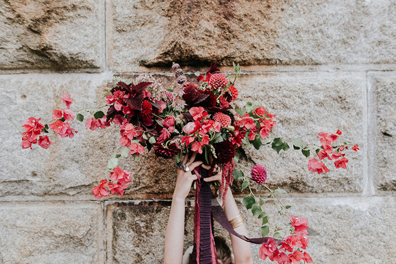 Dramatic fall floral ideas