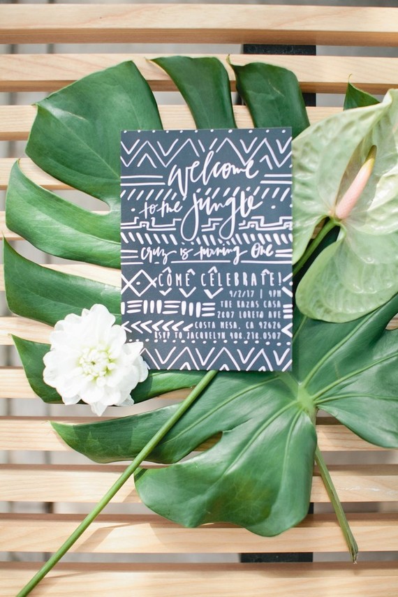 Jungle themed first birthday party ideas