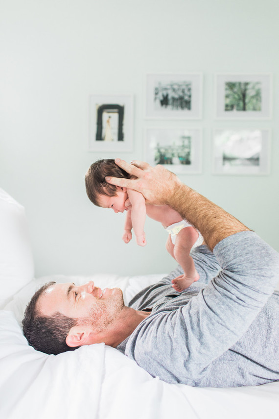 Lifestyle newborn photos