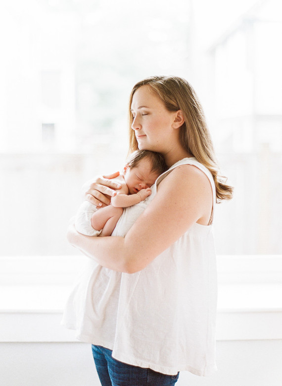 Lifestyle newborn photos
