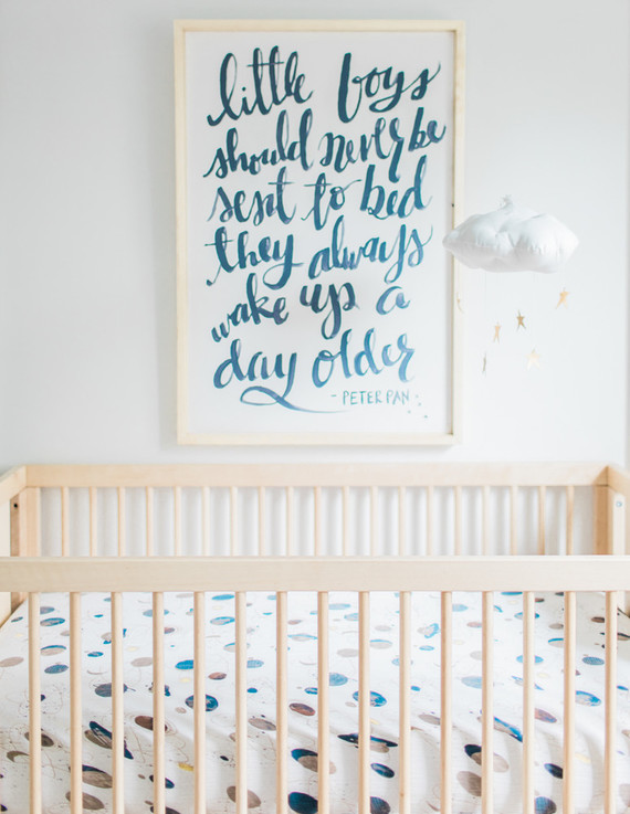 DIY boy's nursery