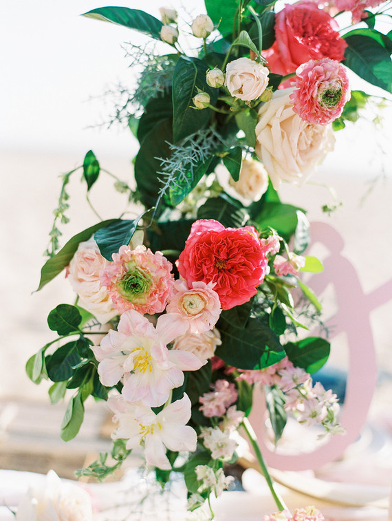 Beachy boho gender reveal party