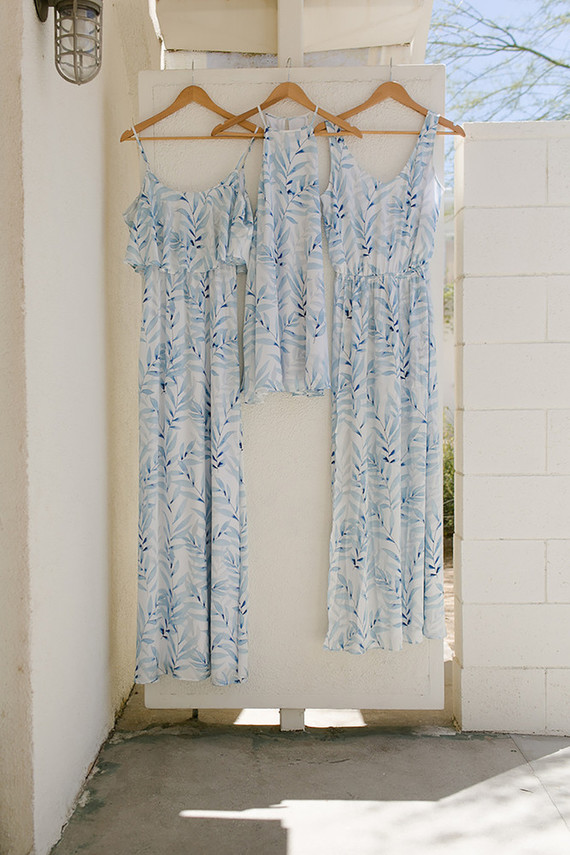 floral bridesmaid dresses