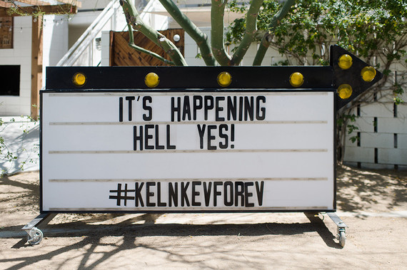 Bougainvillea-inspired wedding at Ace Hotel Palm Springs