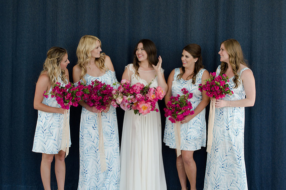 Bougainvillea-inspired wedding at Ace Hotel Palm Springs